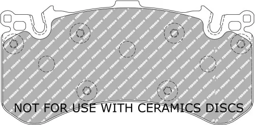 Darmowa dostawa FCP4468H FERODO KLOCKI HAMULCOWE