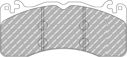 FCP4711W FERODO KLOCKI HAMULCOWE (kpl.) Oryginalny