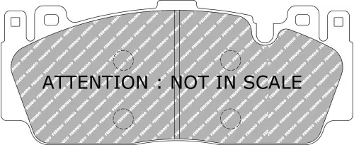 Oryginalny FCP4712H FERODO KLOCKI HAMULCOWE (kpl.)
