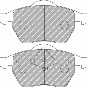 Oryginalny FCP590R D3000 FERODO KLOCKI HAMULCOWE