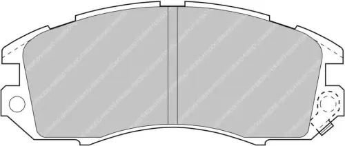 FCP789R D3000 FERODO KLOCKI HAMULCOWE Wyprzedaż