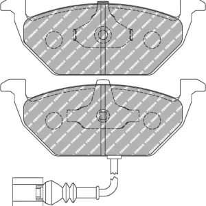 Autentyczny FDS1398 FERODO KLOCKI HAMULCOWE