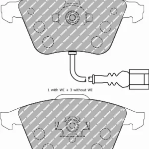 FDS1765 FERODO KLOCKI HAMULCOWE Wysoka jakość