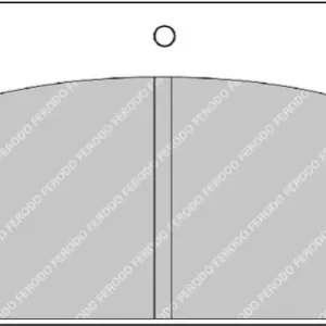 Popularny FRP502R FERODO KLOCKI HAMULCOWE (kpl.)