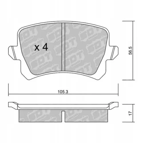 GALFER/SDT 2107702 klocki hamulcowe Bezpieczna płatność