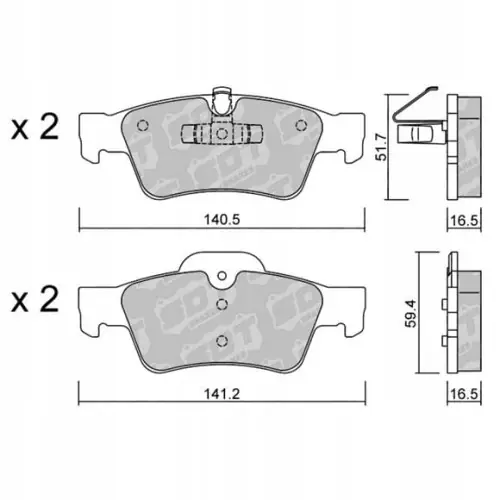 GALFER/SDT 2109101 klocki hamulcowe Oferta