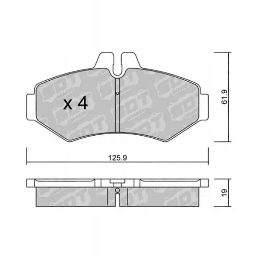 GALFER/SDT 2109500 klocki hamulcowe Ostatnia szansa