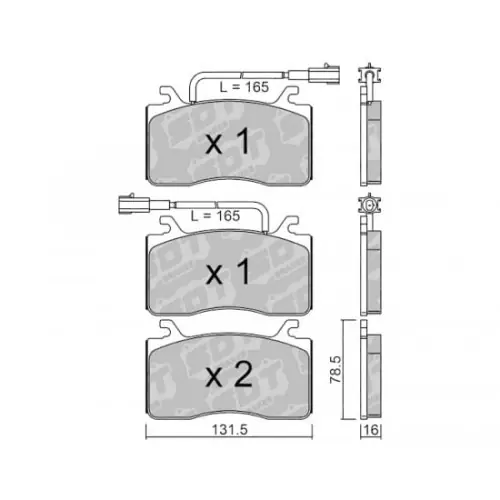 Darmowa dostawa GALFER/SDT 21102100 klocki hamulcowe
