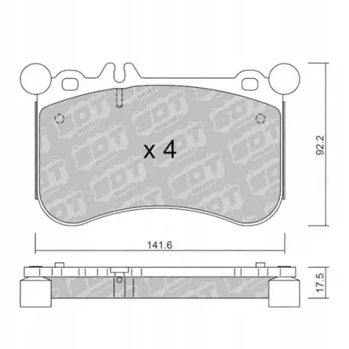 Ekspresowa dostawa GALFER/SDT 21102600 klocki hamulcowe