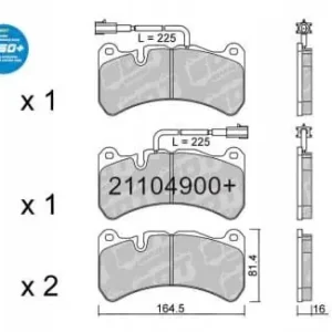 Zamów teraz GALFER/SDT 21104900+ klocki hamulcowe