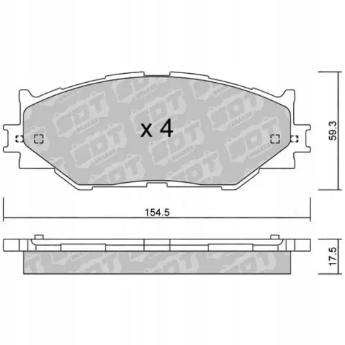 Zamów teraz GALFER/SDT 2126500 klocki hamulcowe