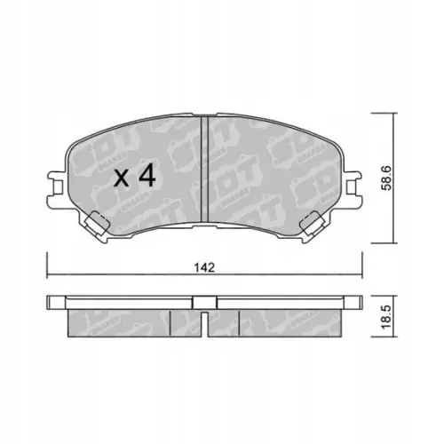 Zwrot pieniędzy GALFER/SDT 2168800 klocki hamulcowe