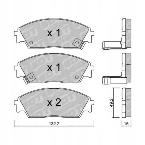 Darmowa dostawa GALFER/SDT 2176400 klocki hamulcowe