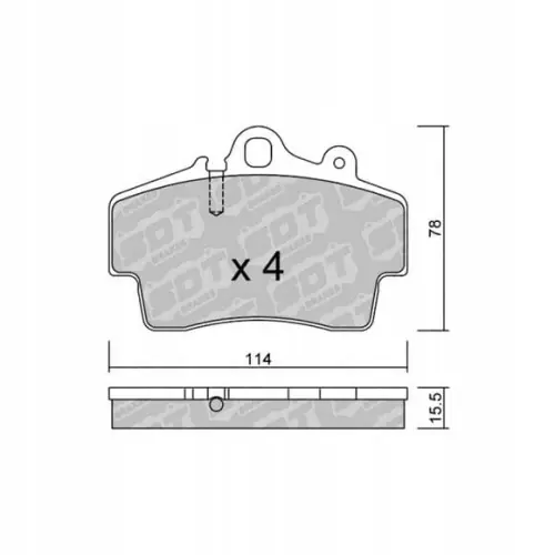 Darmowa dostawa GALFER/SDT 2194400 klocki hamulcowe
