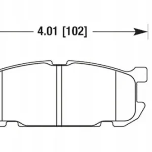 HB442N.496 HAWK Performance HP PLUS Klocki hamulcowe Popularny