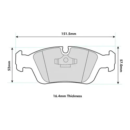 Klocki hamulcowe przednie PBS Prorace 8001PR BMW E36 / E46 Niska cena