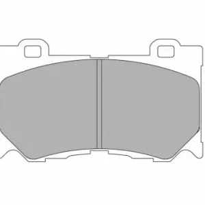 Autentyczny Klocki hamulcowe przednie PBS Prorace 8462PR Nissan 370Z
