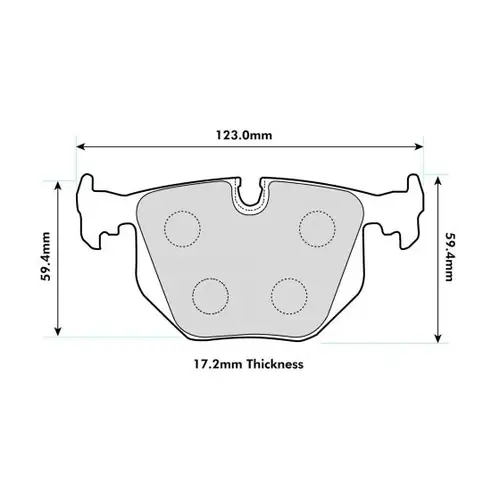 Klocki hamulcowe tylne PBS Prorace 8422PR BMW E46 330 / M3 Oferta