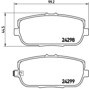 MAZDA MX-5 NC / ND / Fiat 124 Spider Klocki hamulcowe tylne PBS Prorace 8614PR Ostatnia szansa