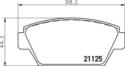 Bezpieczna płatność MDB1313 M1155 MINTEX KLOCKI HAMULCOWE
