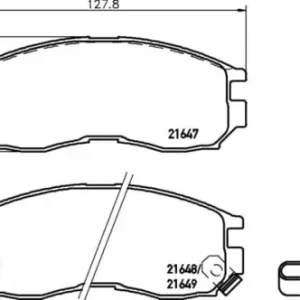 Zamów teraz MDB1509 M1155 MINTEX KLOCKI HAMULCOWE