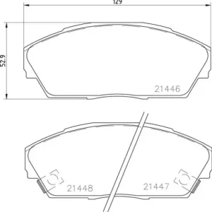 Zwrot pieniędzy MDB1589 F4R 17.50 MINTEX KLOCKI HAMULCOWE