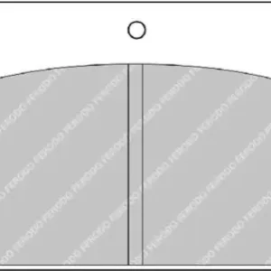 Autentyczny MDB1796 F4R 12.40 MINTEX KLOCKI HAMULCOWE