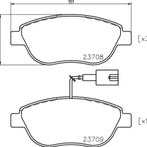 Darmowa dostawa MDB2240 M1155 MINTEX KLOCKI HAMULCOWE