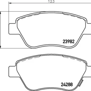 Zamów teraz MDB2854 M1144 MINTEX KLOCKI HAMULCOWE