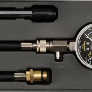 YATO Miernik Ciśnienia Sprężania YT-7302 (Silniki Benzynowe) 0-20 Bar (Zestaw z adapterami) Oryginalny