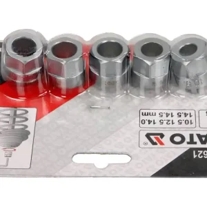 Wysoka jakość YATO Zestaw nasadek do amortyzatorów 10,5-14,5mm 5 cz. YT-0621