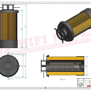 Najlepsza cena Filtr hydrauliczny SH 52420 - HIFI FILTER