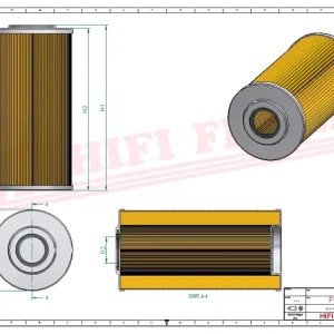 Kup teraz Filtr hydrauliczny SH 62167 - HIFI FILTER