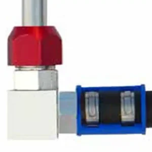 Autentyczny MAGNETI MARELLI ŁĄCZNIK PRZEWÓD ALUMINIOWY Z PRZEWODEMM GUMOWYM 90 STOPNI 3/8" (9,5MM)- #7