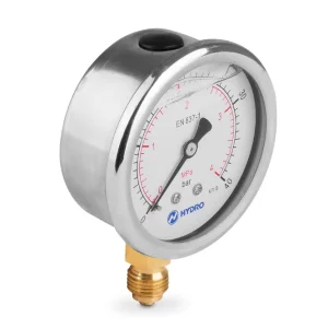 Autentyczny Manometr glicerynowy DN63 radialny 1/4” (0-40)bar M63RL1/4(0-40)H HYDRO - Hydro ZNPHS