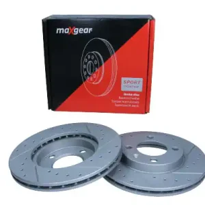 Niska cena MAXGEAR TARCZA HAM. VW P. GOLF GTI NAWIERCANA I NACINANA, Z POWŁOKĄ ANTYKOROZYJNĄ