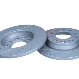 Autentyczny MAXGEAR Tarcza Hamulcowa Sport 19-1219SPORT VW/AUDI TYŁ PASSAT/A4/A8 280MM, Nawiercana i nacinana, z powłoką antykorozyjną