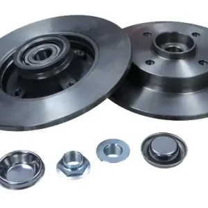 MAXGEAR Tarcza Hamulcowa Tylna 19-1909 do Citroen 307/C4 04> z ABS (Komplet z Łożyskiem) Autentyczny