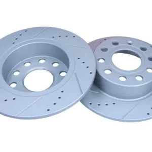 MAXGEAR TARCZA HAMULCOWA VW TYŁ GOLF 5/A3/OCTAVIA/CADDY/SCIROCCO/SEAT 253X10 NAWIERCANA I NACINANA, Z POWŁOKĄ ANTYKOROZYJNĄ 19-0839SPORT Promocja